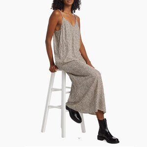 Jenni Kayne Leopard Print Maxi Slip Dress LARGE